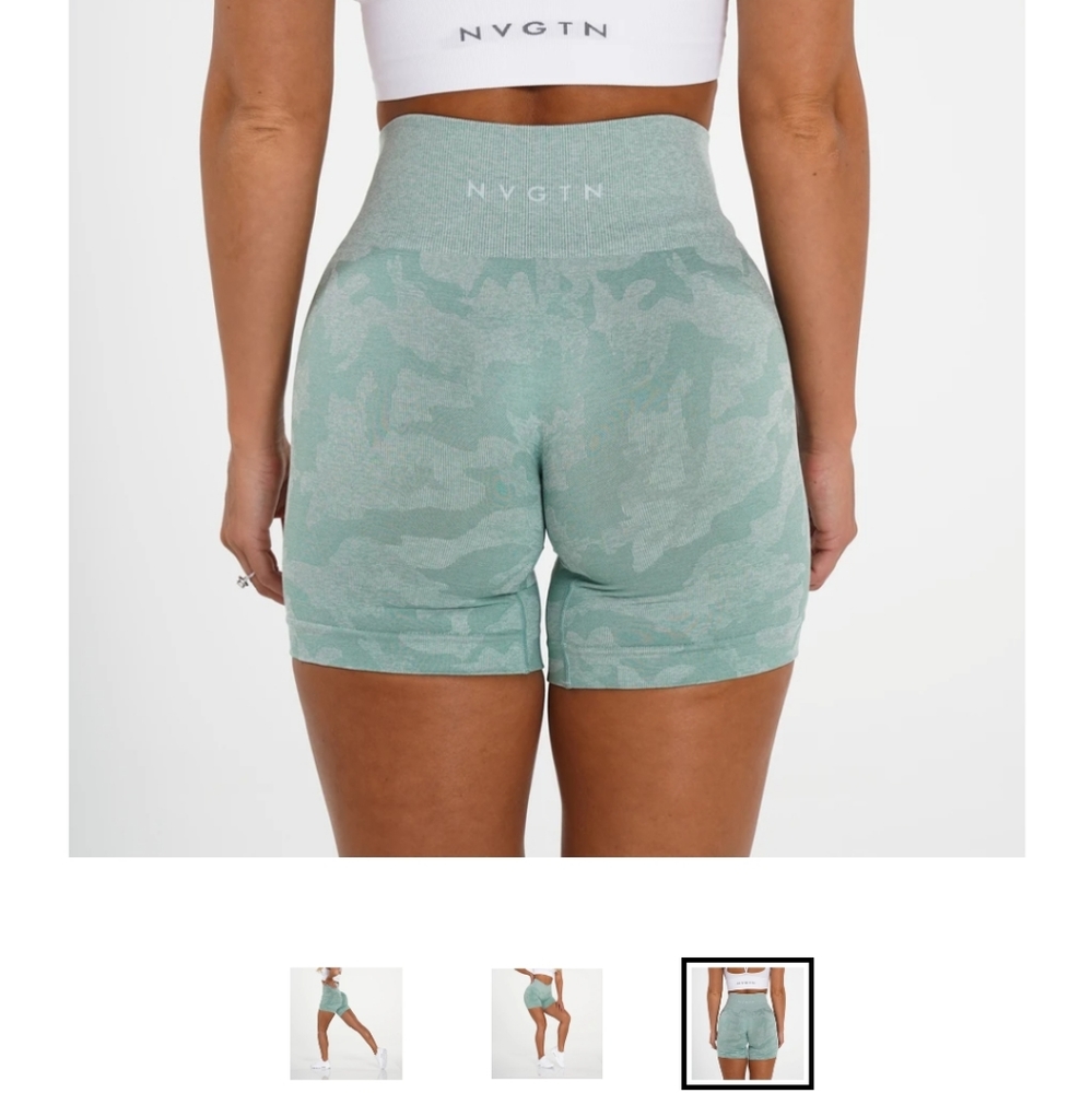 Nvgtn sage green camo seamless